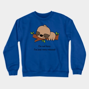 Lazy Sloth Crewneck Sweatshirt